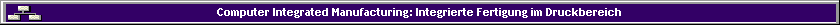 Computer Integrated Manufacturing: Integrierte Fertigung im Druckbereich